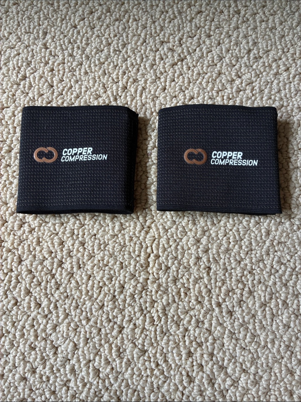 Copper Compression Black Compression Arch Support Sleeves - Pair